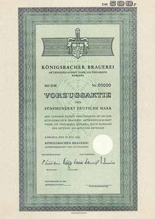 Königsbacher Brauerei AG vorm. Jos. Thillmann