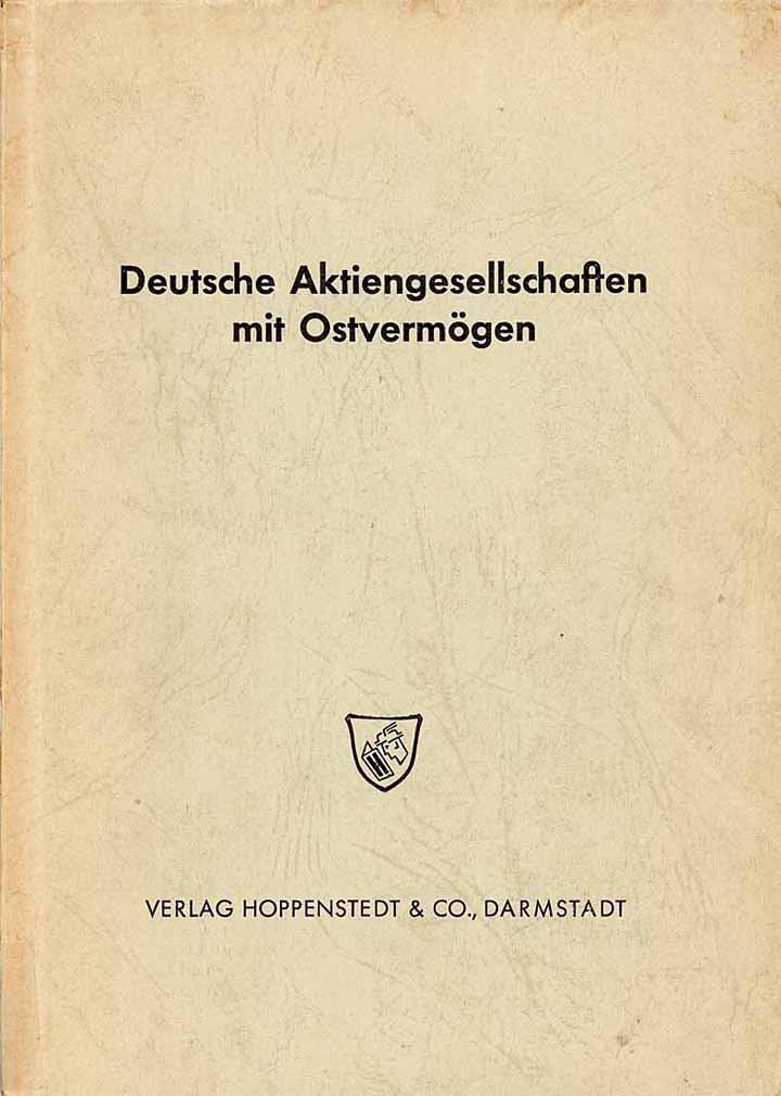 Deutsche Aktiengesellschafte mit Ostvermögen