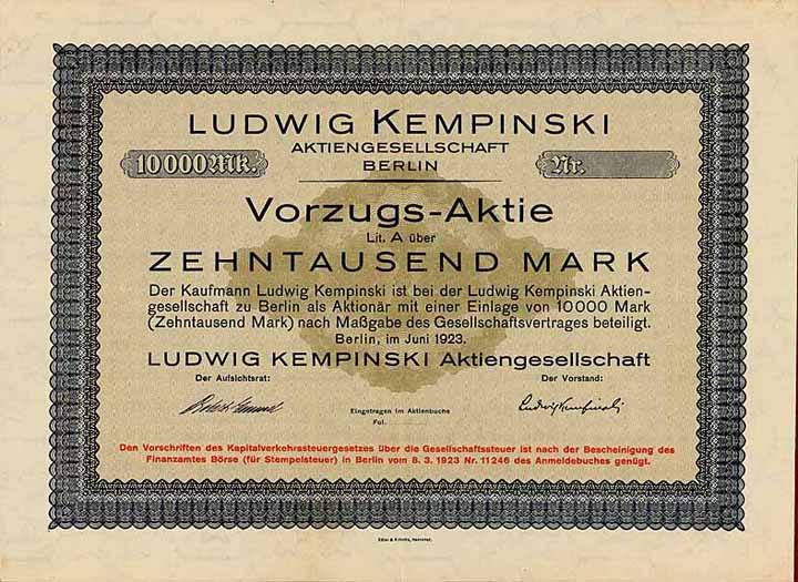 Ludwig Kempinski AG