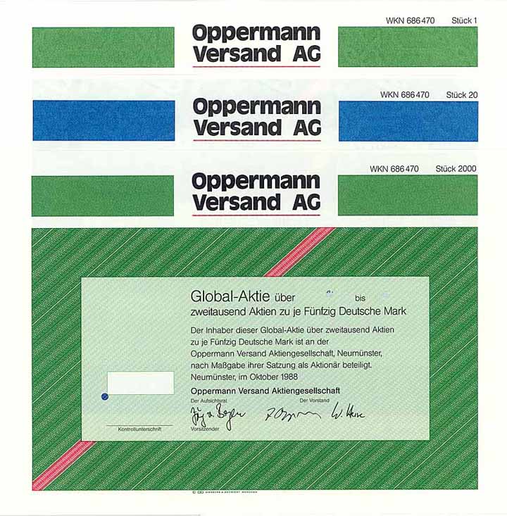 Oppermann Versand AG (3 Stücke)
