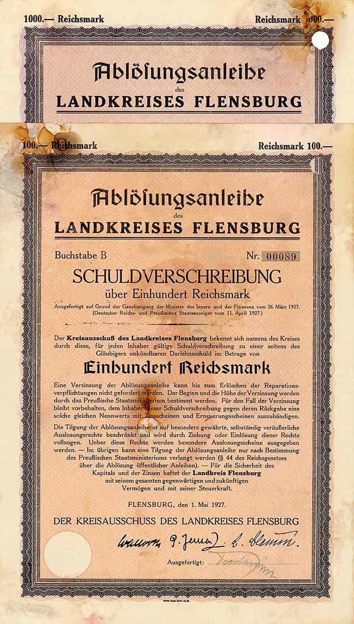 Landkreis Flensburg (2 Stücke)