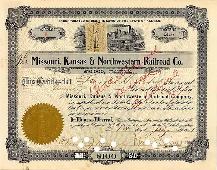 Missouri, Kansas & Northwestern Railroad