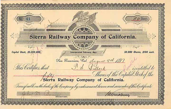 Sierra Railway Co. of California