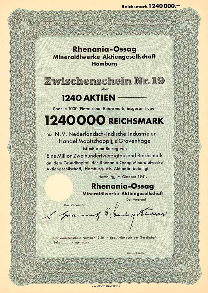 Rhenania-Ossag Mineralölwerke AG