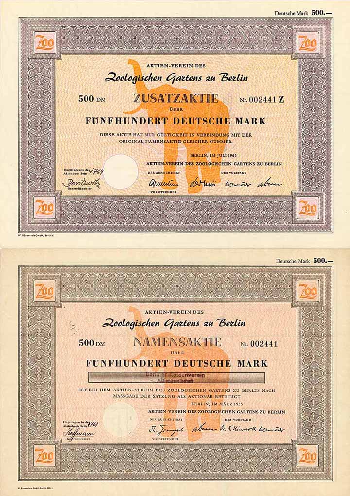Aktien-Verein des zoologischen Gartens zu Berlin