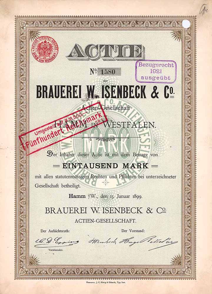 Brauerei W. Isenbeck & Co. AG