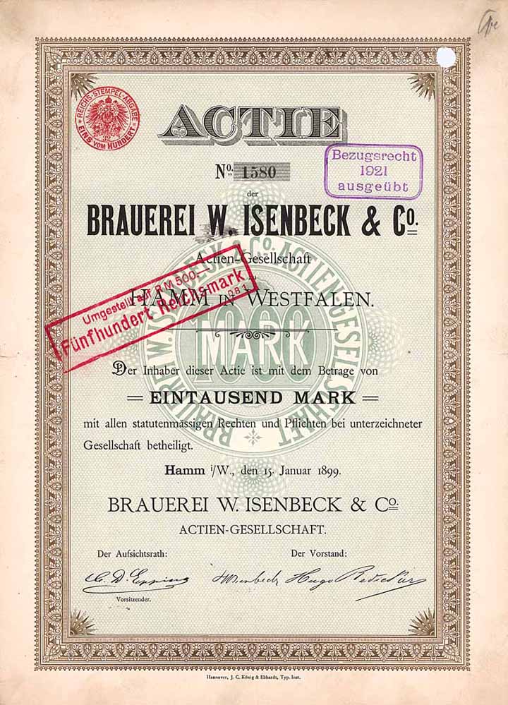 Brauerei W. Isenbeck & Co. AG