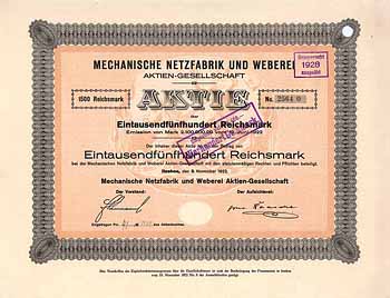 Mechanische Netzfabrik und Weberei AG