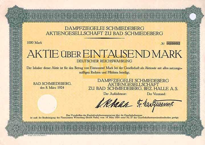 Dampfziegelei Schmiedeberg AG