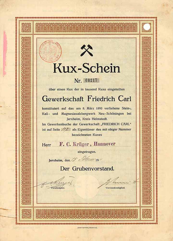 Gewerkschaft Friedrich Carl