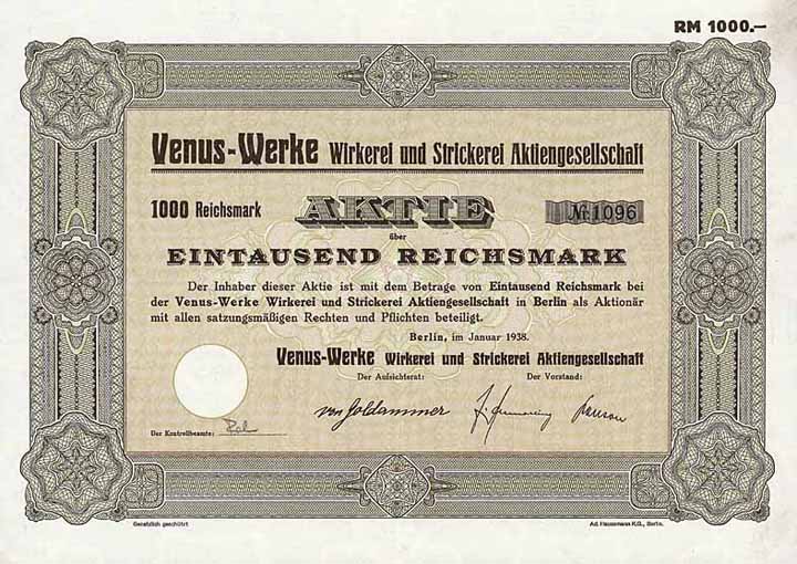 Venus-Werke Wirkerei und Strickerei AG