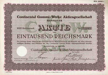Continental Gummi-Werke AG