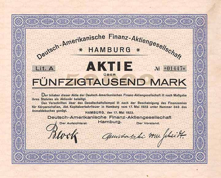 Deutsch-Amerikanische Finanz-AG