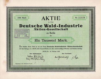 Deutsche Wald-Industrie AG