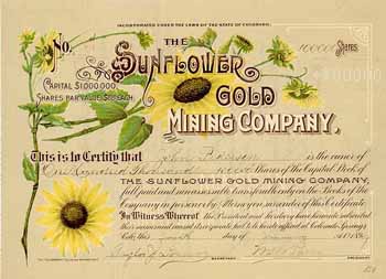 Sunflower Gold Mining Co.