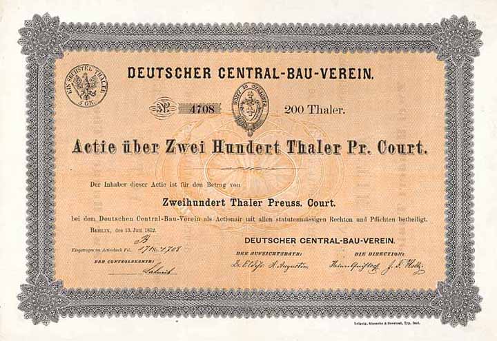 Deutscher Central-Bau-Verein