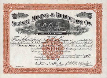 Sunset Mining & Reduction Co.