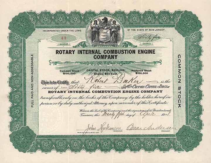 Rotary Internal Combustion Engine  Co.