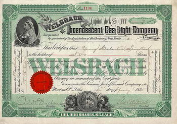 Welsbach  Incandescent Gas Light Co. Ltd.