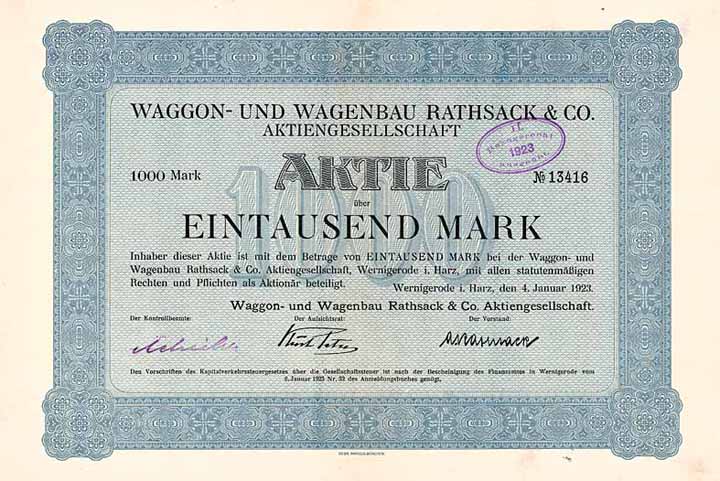 Waggon- und Wagenbau Rathsack & Co. AG