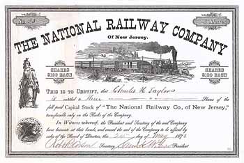 National Railway Company of New Jersey