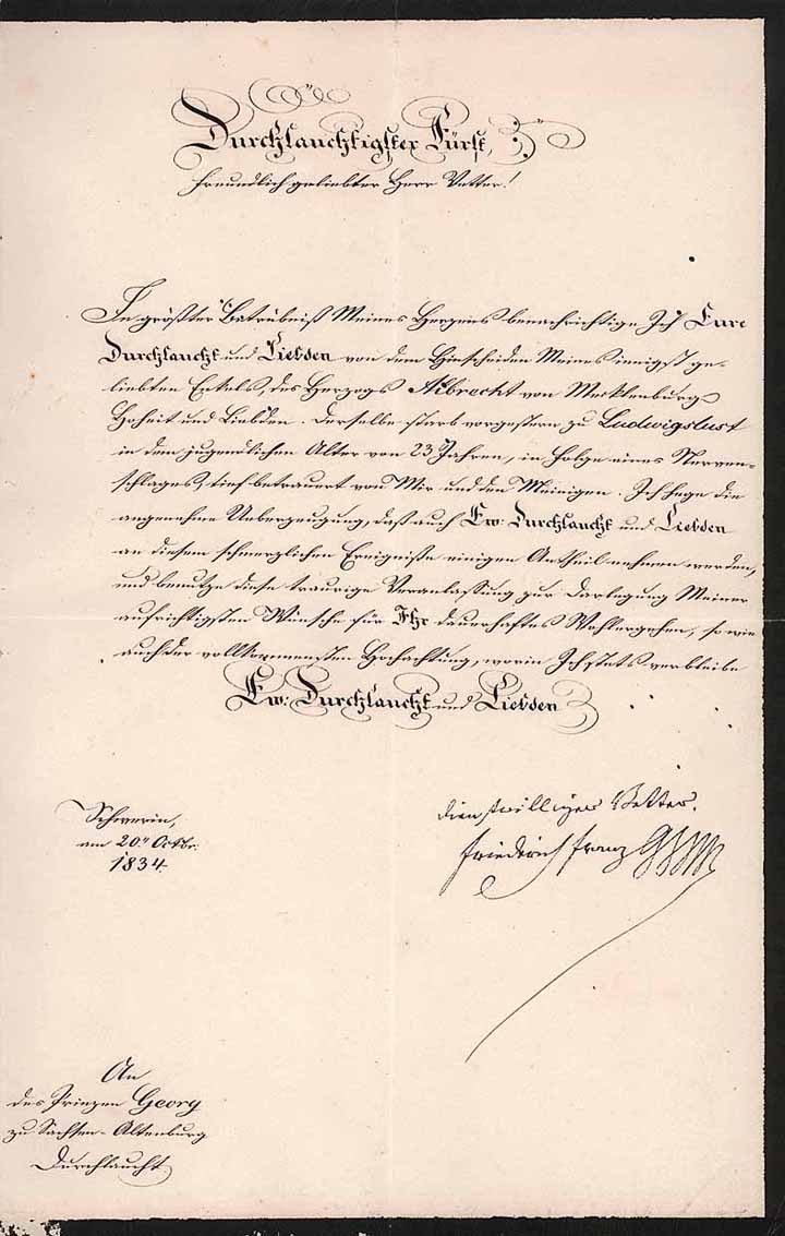 Friedrich Franz, Herzog zu Mecklenburg, Fürst zu Schwerin und Ratzeburg