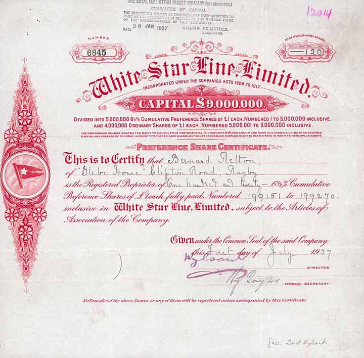 White Star Line Ltd.