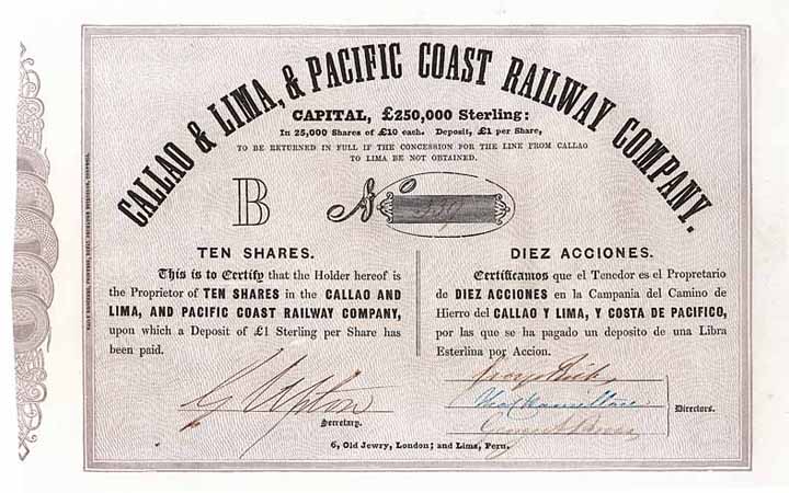 Callao & Lima & Pacific Coast Railway