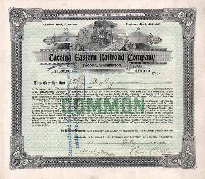 Tacoma Eastern Railroad