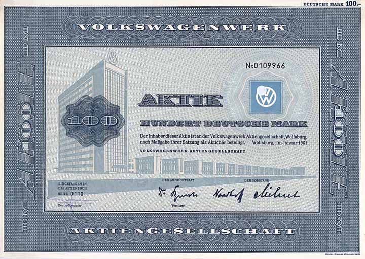 Volkswagenwerk AG