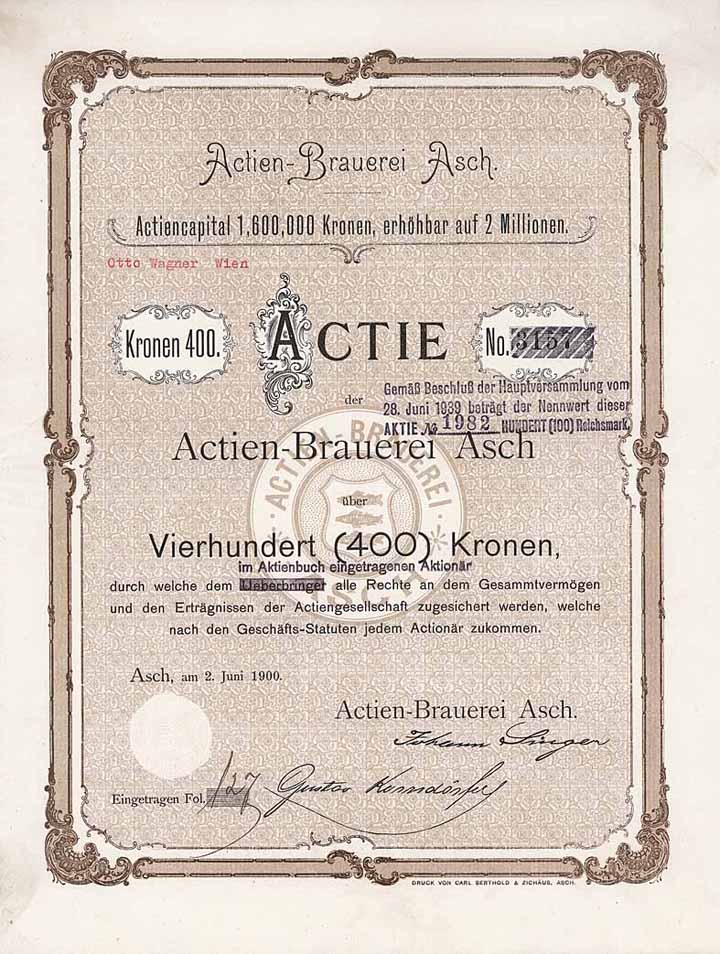 Actien-Brauerei Asch