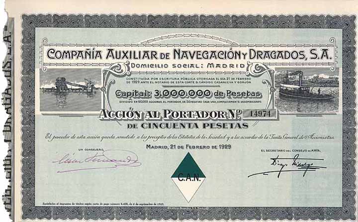 Compania Auxiliar de Navegación y Dragados S.A.