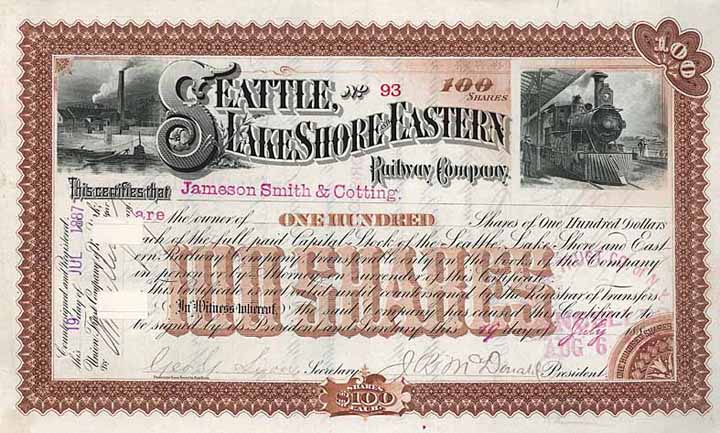 Seattle, Lake Shore & Eastern Railway