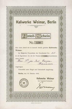 Kaliwerke Weimar