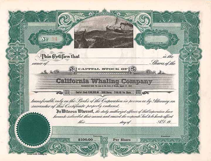 California Whaling Co.