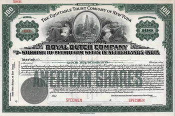 Royal Dutch Petroleum Co. for the Working of Petroleum Wells in Netherlands-India (N.V. Koninklijke Nederlandsche Petroleum Maatschappij)