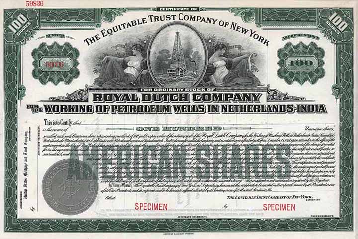 Royal Dutch Petroleum Co. for the Working of Petroleum Wells in Netherlands-India (N.V. Koninklijke Nederlandsche Petroleum Maatschappij)