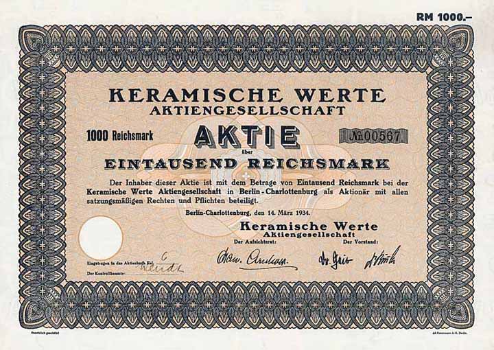 Keramische Werte AG