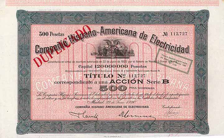 Cia. Hispano-Americana de Electricidad