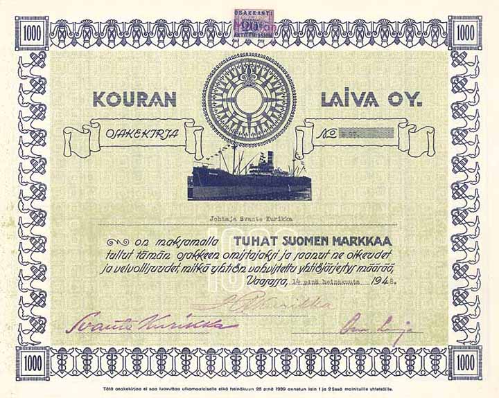 Kouran Laiva OY.