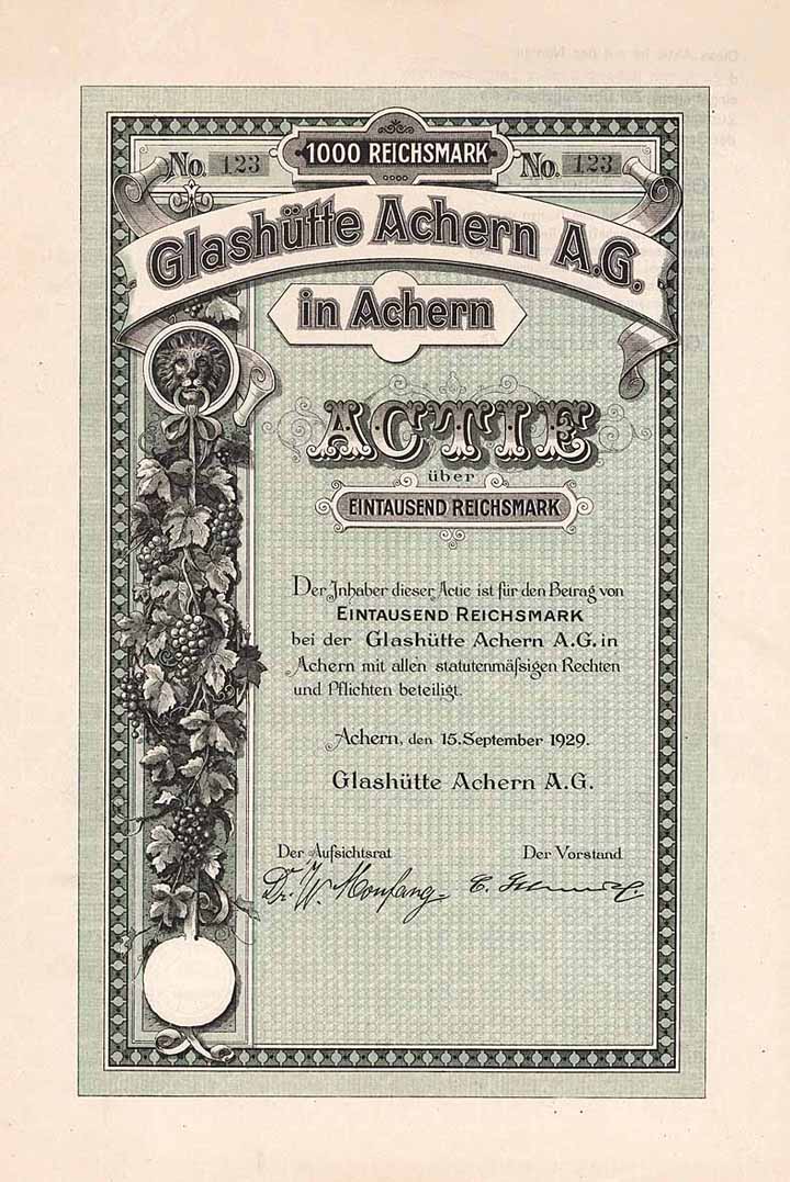 Glashütte Achern AG