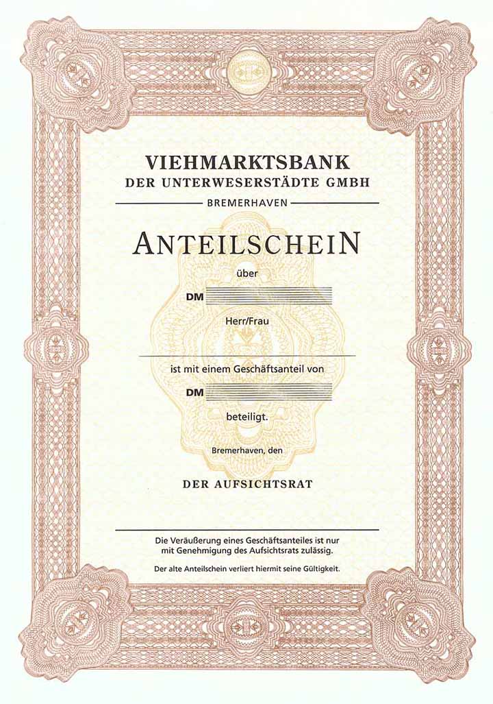 Viehmarktsbank der Unterweserstädte GmbH