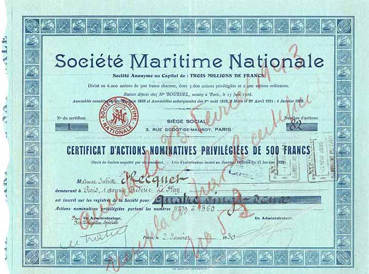 Soc. Maritime Nationale