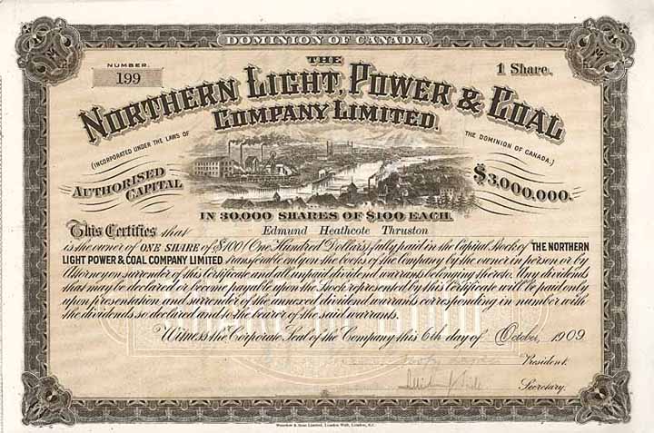 Northern Light, Power & Coal Co.