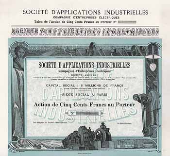 Soc. d’Applications Industrielles Cie. d’Entreprises Électriques S.A.
