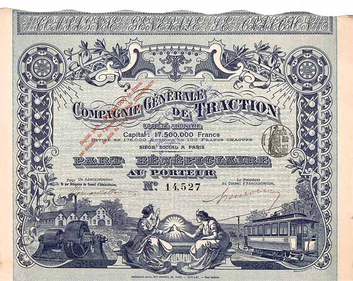 Cie. Générale de Traction S.A.