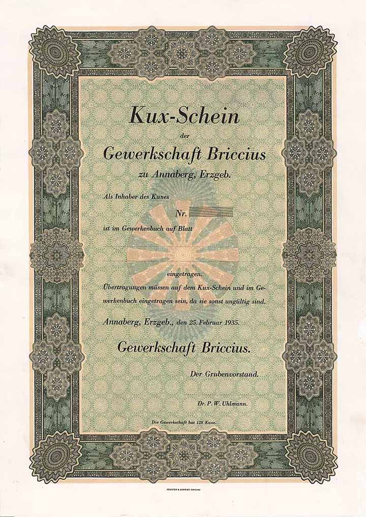 Gewerkschaft Briccius