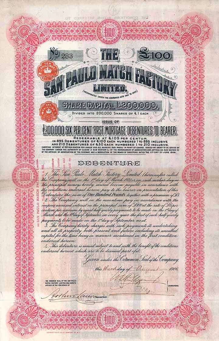 San Paulo Match Factory Ltd.