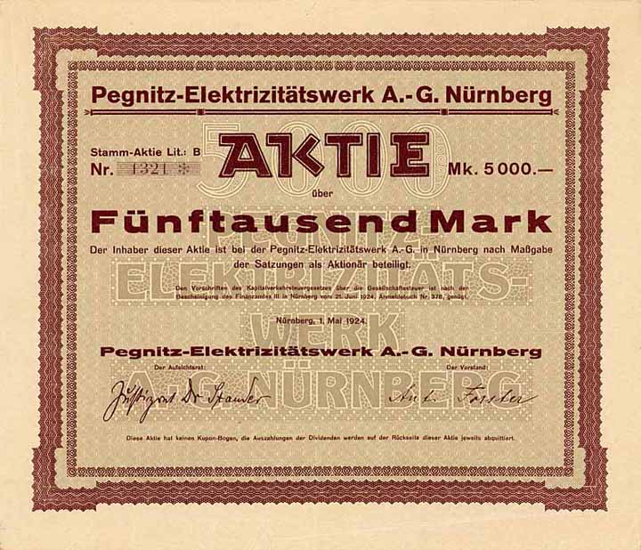 Pegnitz-Elektrizitätswerk AG