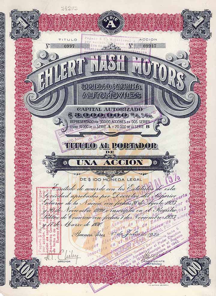 Ehlert Nash Motors S.A. de Automoviles